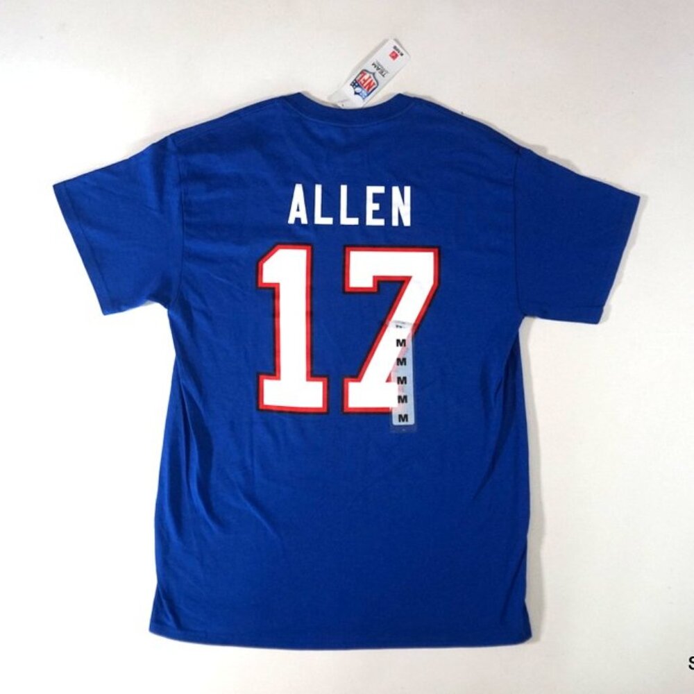 Josh Allen NFL Jersey T-Shirt #12 Buffalo Bills